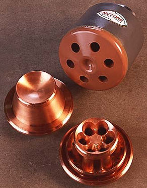 Specialty copper burner components