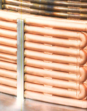 Water-cooled copper bus assembly
